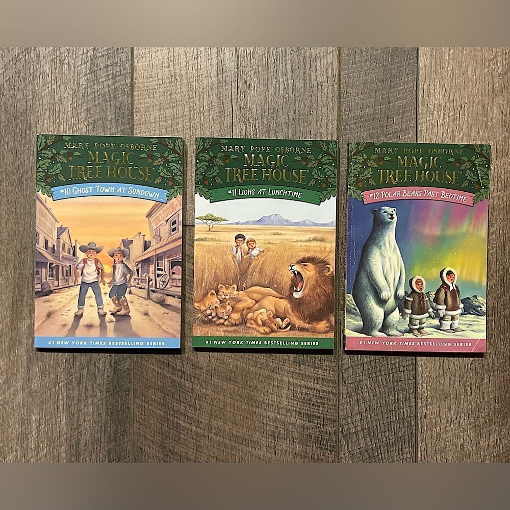 3-Book Bundle of The Magic Treehouse Series by Mary Pope Osborne. (#10/#11/#12)